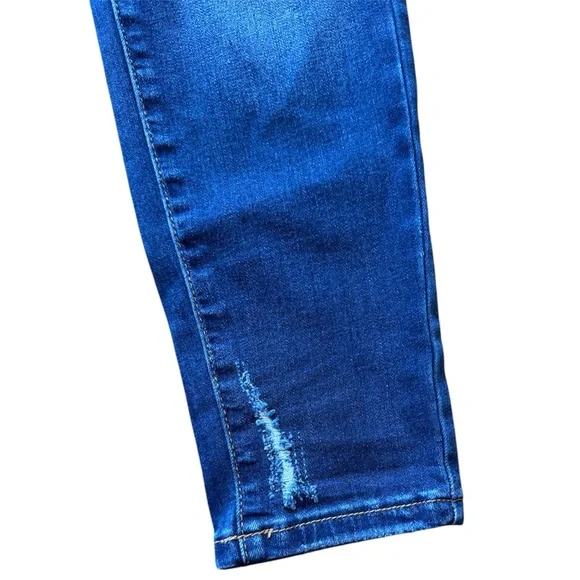 Judy Blue Women 9/29 Jeans Skinny Fit Style JB8469 Distressed Moto Denim Grunge - Picture 11 of 16